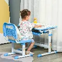 HOP1001317-3_In_hoogte_verstelbaar_kinderbureau_met_stoel_-_blauw,_ergonomisch_design_4.webp