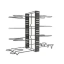 Organizador para ollas y tapas